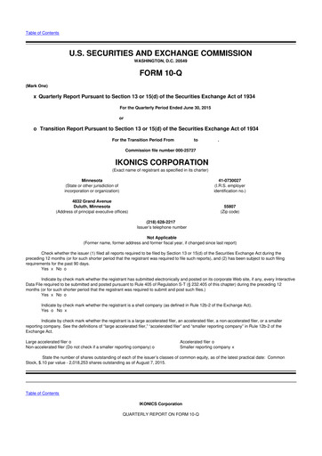 Miniature TeraWulf 10-Q Rapport trimestriel 2015 