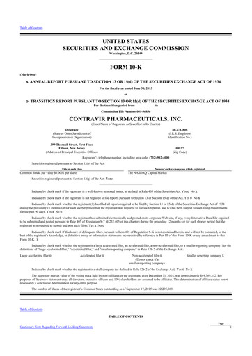 Thumbnail Hepion Pharmaceuticals 10-K Annual Report 2015