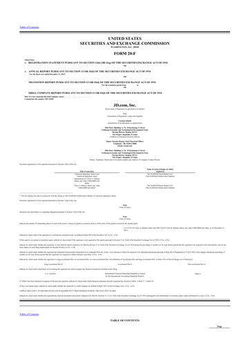 Thumbnail JD.com 20-F Annual Report 2015