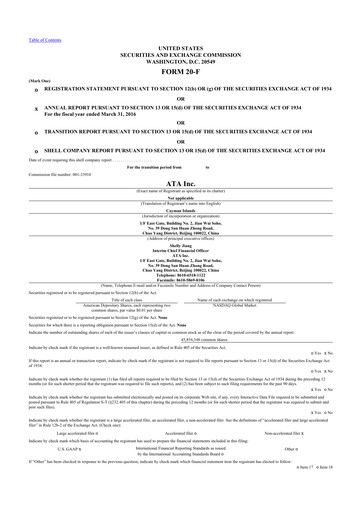 Thumbnail ATA Creativity Global 20-F Annual Report 2016