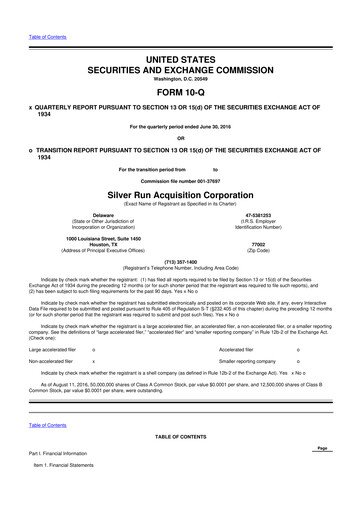 Thumbnail Permian Resources 10-Q Quarterly Report FY2016 