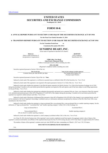 Vorschaubild Nuwellis 10-K Jahresbericht 2016