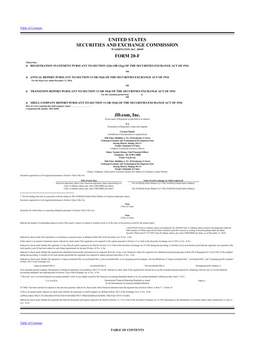 Thumbnail JD.com 20-F Annual Report 2016