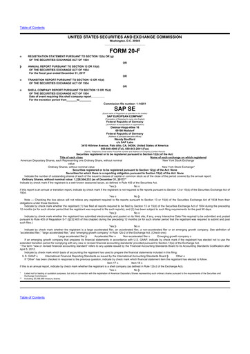 Thumbnail SAP 20-F Annual Report 2017