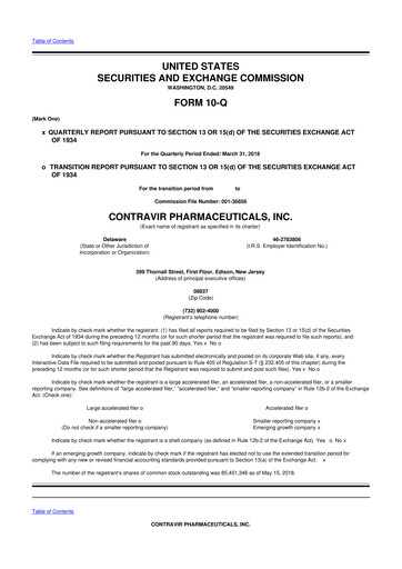 Thumbnail Hepion Pharmaceuticals 10-Q Quarterly Report FY2018 