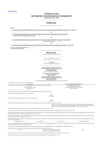 Thumbnail JD.com 20-F Annual Report 2018