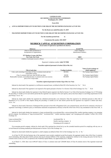 Thumbnail Hycroft Mining 10-K Annual Report 2019