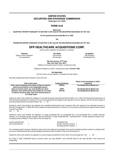 Thumbnail The Oncology Institute 10-Q Quarterly Report FY2020 