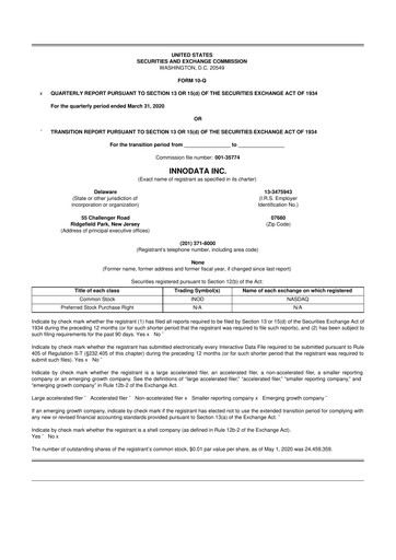 Thumbnail Innodata 10-Q Quarterly Report FY2020 