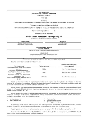 Thumbnail Clover Health Investments 10-Q Quarterly Report FY2020 