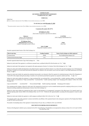 Thumbnail Innodata 10-K Annual Report 2020