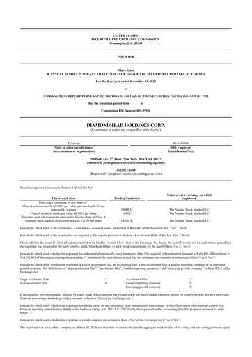 Miniature United Homes Group 10-K Rapport annuel 