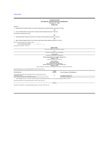 Thumbnail JOYY 20-F Annual Report 2020