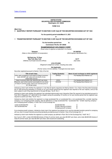 Vorschaubild United Homes Group 10-Q Quartalsbericht 2021 