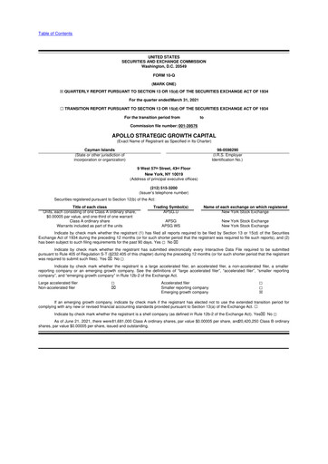 Thumbnail Global Business Travel Group 10-Q Quarterly Report FY2021 