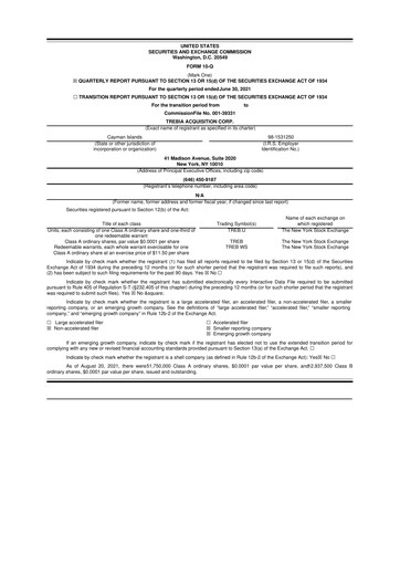 Thumbnail System1 10-Q Quarterly Report FY2021 