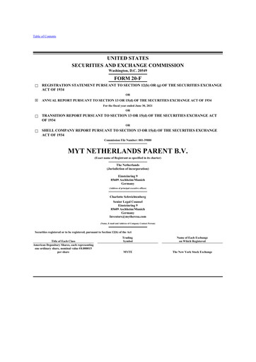 Thumbnail LuxExperience 20-F Annual Report 2021