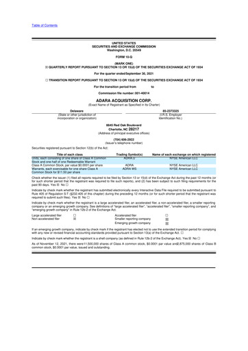 Vorschaubild Alliance Entertainment 10-Q Quartalsbericht 2021 