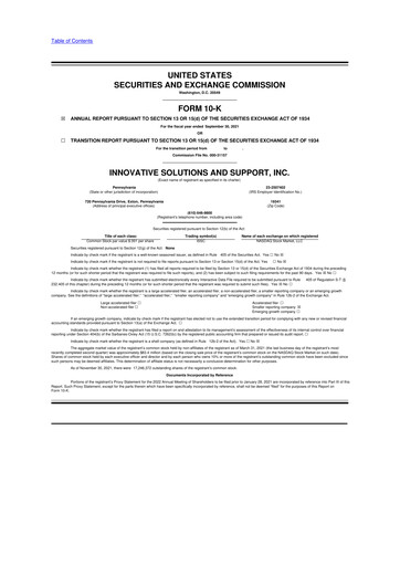 Miniature Innovative Solutions and Support 10-K Rapport annuel 2021