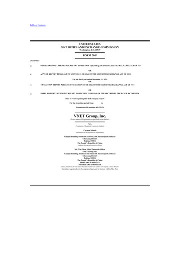 Thumbnail VNET Group 20-F Annual Report 2021