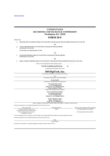 Thumbnail Qifu Technology 20-F Annual Report 2021