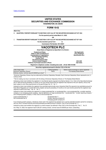 Vorschaubild Barinthus Biotherapeutics 10-Q Quartalsbericht 2022 