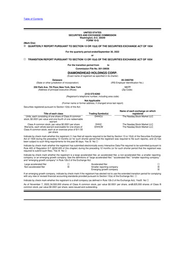 Vorschaubild United Homes Group 10-Q Quartalsbericht 2022 