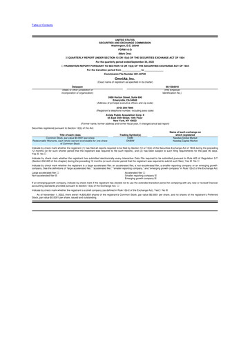 Thumbnail OmniAb 10-Q Quarterly Report FY 