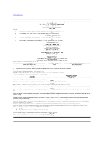 Thumbnail Telefonica Brasil 20-F Annual Report 2022