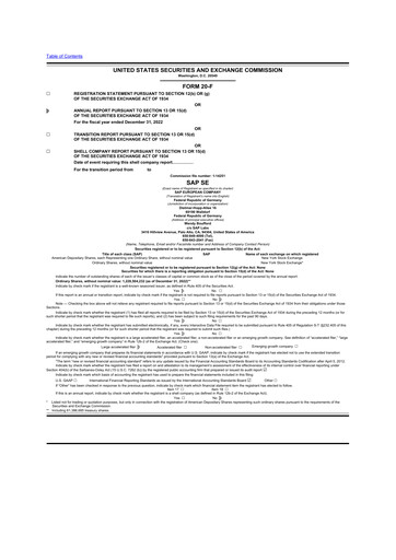 Thumbnail SAP 20-F Annual Report 2022