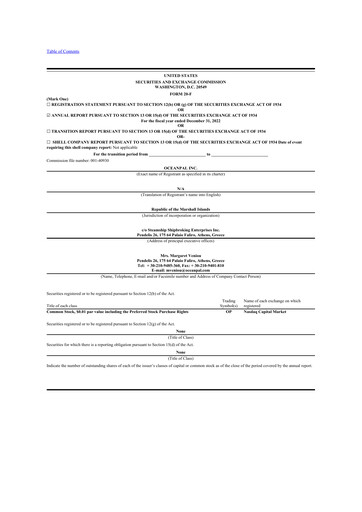 Thumbnail OceanPal 20-F Annual Report 2022