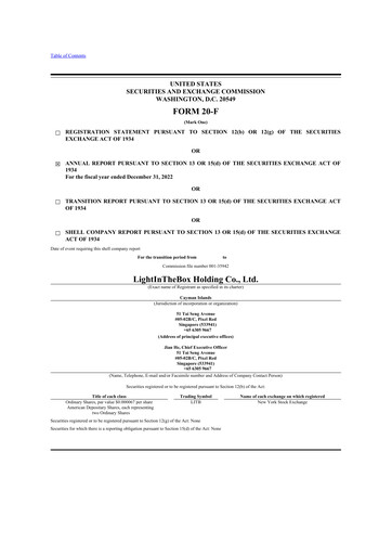 Thumbnail LightInTheBox Holding 20-F Annual Report 2022