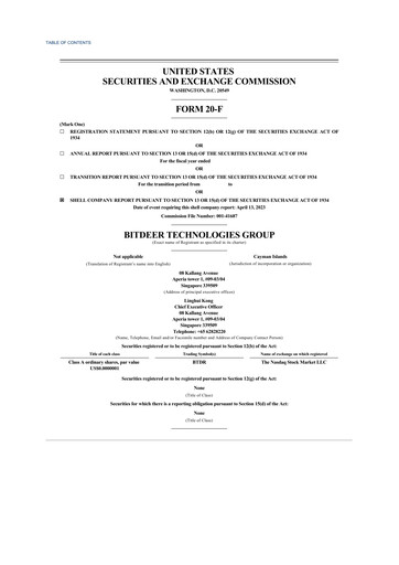 Thumbnail Bitdeer Technologies Group 20-F Annual Report 