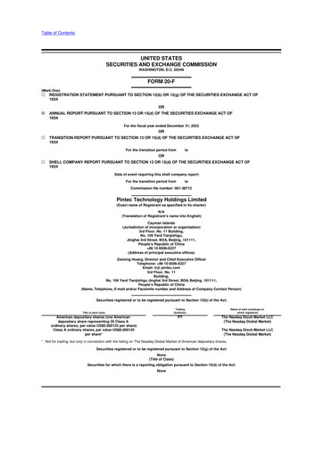 Thumbnail Pintec Technology 20-F Annual Report 2022