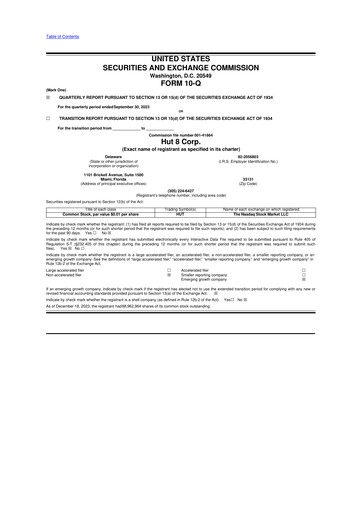 Thumbnail Hut 8 10-Q Quarterly Report FY2024 