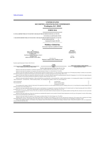 Thumbnail Mobileye 10-K Annual Report 2023