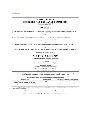 Thumbnail Materialise NV 20-F Annual Report 2023