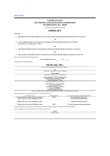 Vorschaubild NetEase 20-F Jahresbericht 2023