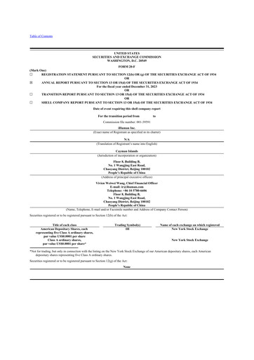 Thumbnail iHuman 20-F Annual Report 2023