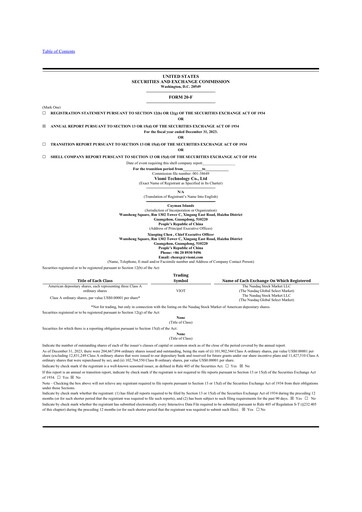 Thumbnail Viomi Technology 20-F Annual Report 2023