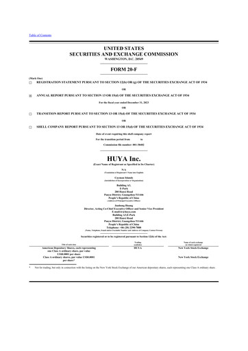 Thumbnail Huya 20-F Annual Report 2023