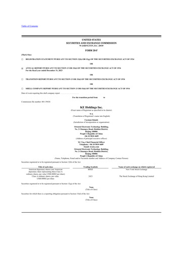 Thumbnail KE Holdings
 20-F Annual Report 2023