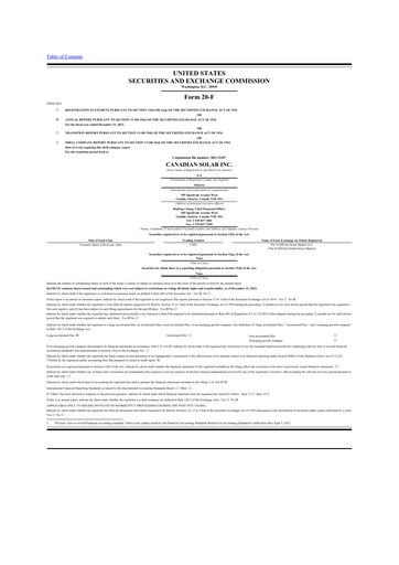 Thumbnail Canadian Solar
 20-F Annual Report 2023