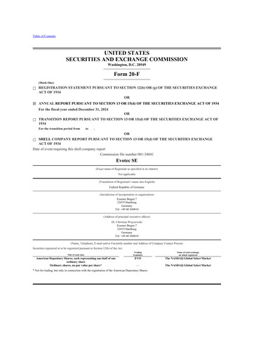 Thumbnail Evotec 20-F Annual Report 2024