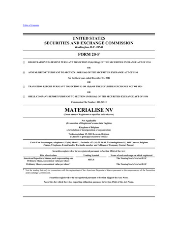 Thumbnail Materialise NV 20-F Annual Report 2024