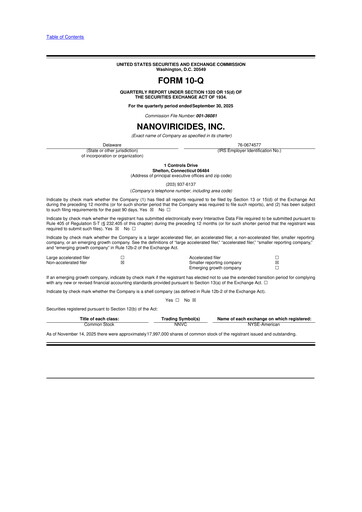 Thumbnail NanoViricides 10-Q Quarterly Report FY2026 
