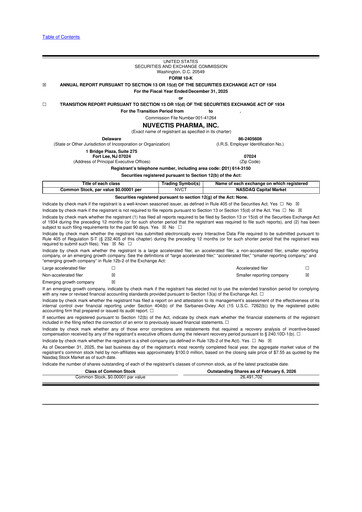 Thumbnail Nuvectis Pharma 10-K Annual Report 
