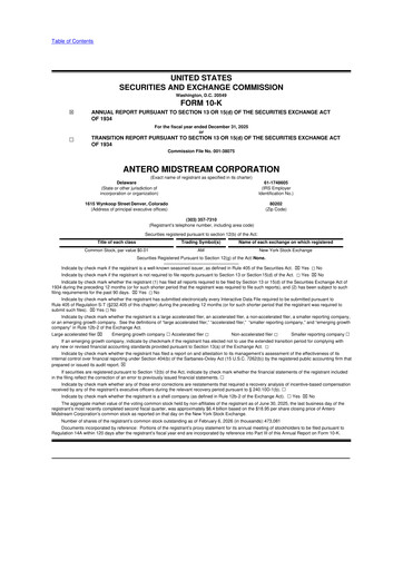 Thumbnail Antero Midstream
 10-K Annual Report 2025