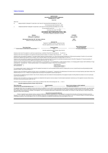 Miniature Iovance Biotherapeutics
 10-K Rapport annuel 2025