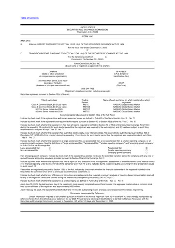 Thumbnail Ramaco Resources
 10-K Annual Report 2025
